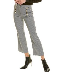 Derek Lam 10 Crosby Corinna Crop Flare
Sailor Pant Black/White Tweed Sz. 4